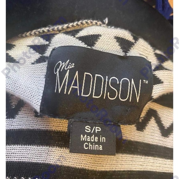 Mia Maddison Boho Long Cardigan Sweater Size Small - Picture 5 of 5